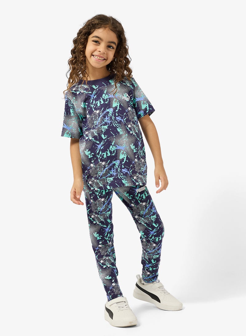 PUMA Youth Tweeniverse Aop Leggings - Image 2